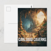Carlsbad Caverns National Park Cave Trail Briefkaart (Voorkant / Achterkant)