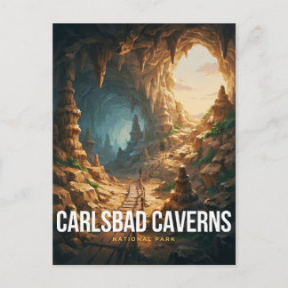 Carlsbad Caverns National Park Cave Trail Briefkaart