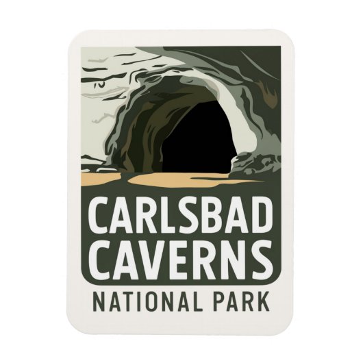 Carlsbad Caverns National Park Gift or Souvenir Magneet (Verticaal)