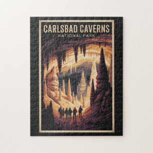 Carlsbad Caverns National Park Illustratie Reis Legpuzzel