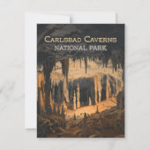 Carlsbad Caverns National Park is een Kaart in New (Voorkant)