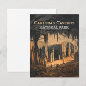 Carlsbad Caverns National Park is een Kaart in New (Voorkant / Achterkant)