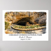 Carlsbad Caverns National Park, New Mexico Aangepa Poster (Voorkant)