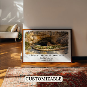 Carlsbad Caverns National Park, New Mexico Aangepa Poster