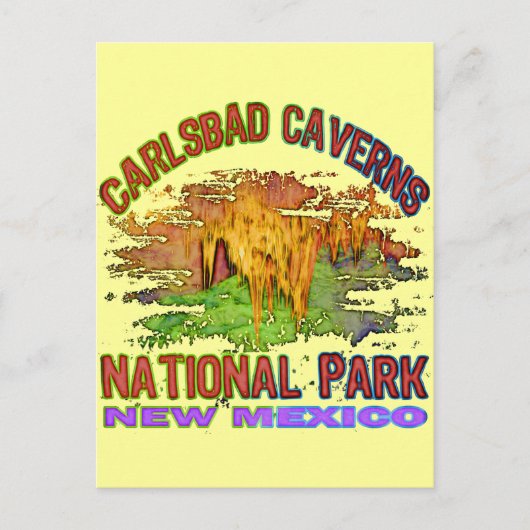 Carlsbad Caverns National Park, New Mexico Briefkaart (Voorkant)