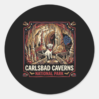 Carlsbad Caverns National Park New Mexico Hondenge Ronde Sticker