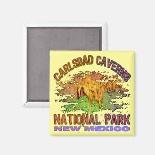 Carlsbad Caverns National Park, New Mexico Magneet (Voorkant / Achterkant)