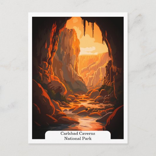 Carlsbad Caverns National Park, New Mexico, Vereni Briefkaart (Voorkant)