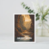 Carlsbad Caverns National Park New Mexico, Verenig Briefkaart (Staand voorkant)