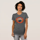 Carlsbad Caverns National Park Retro Compass T-shirt (Voorkant volledig)