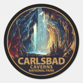Carlsbad Caverns National Park Ronde Sticker