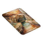 Carlsbad Caverns National Park Waterverf Schilderi Magneet (Rechterzijde)