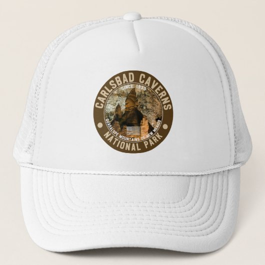 Carlsbad Caverns NP, NM Trucker Pet (Voorkant)