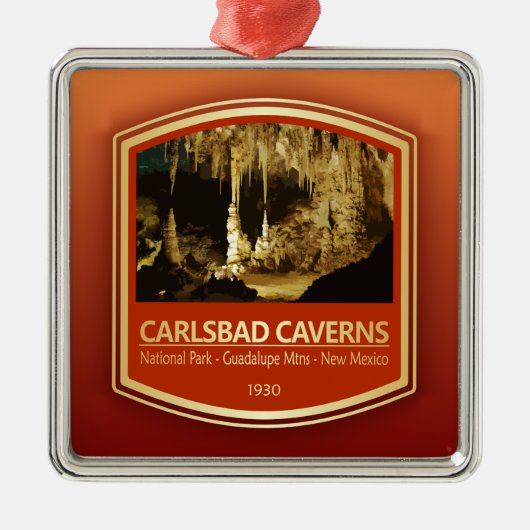 Carlsbad Caverns NP (PF1) Metalen Ornament (Voorkant)