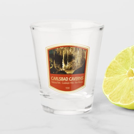 Carlsbad Caverns NP (PF1) Shot Glas (Voorkant)