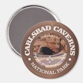 Carlsbad Caverns NP (rd)2 Magneet (Voorkant / Achterkant)