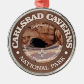 Carlsbad Caverns NP (rd)2 Metalen Ornament (Voorkant)