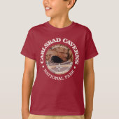 Carlsbad Caverns NP (rd)2 T-shirt (Voorkant)