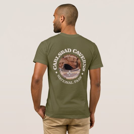 Carlsbad Caverns NP (rd)2 T-shirt (Achterkant volledig)