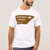 Carlsbad Caverns Sign T-shirt (Voorkant)