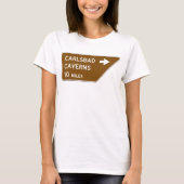 Carlsbad Caverns Sign T-shirt (Voorkant)