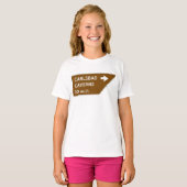 Carlsbad Caverns Sign T-shirt (Voorkant volledig)