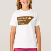 Carlsbad Caverns Sign T-shirt (Voorkant)