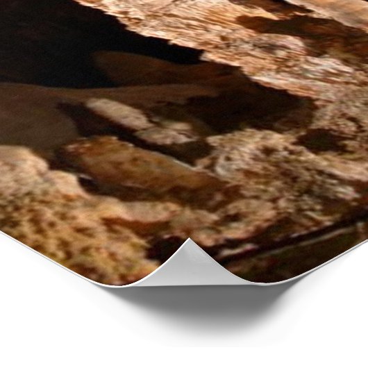 Carlsbad Caverns - Teerpaal Poster (Hoek)