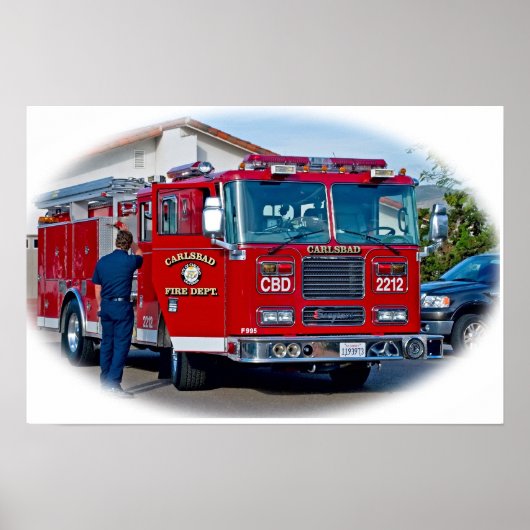 Carlsbad Fire Department Poster (Voorkant)