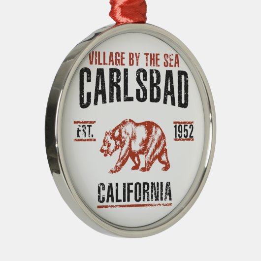 Carlsbad Metalen Ornament (Rechts)