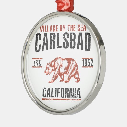 Carlsbad Metalen Ornament (Links)