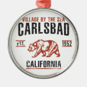 Carlsbad Metalen Ornament (Voorkant)