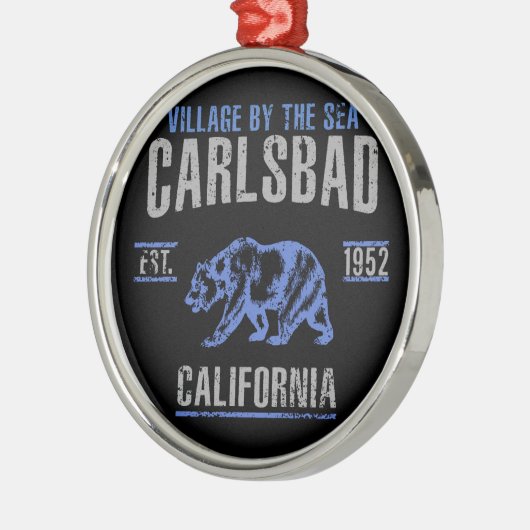 Carlsbad Metalen Ornament (Links)