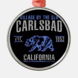 Carlsbad Metalen Ornament
