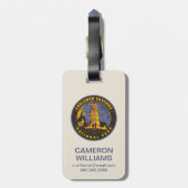 Carlsbad National Park Bagagelabel (Achterkant verticaal)