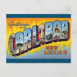 Carlsbad, New Mexico Art Briefkaart