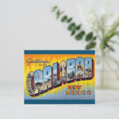 Carlsbad, New Mexico  Art Briefkaart (Staand voorkant)