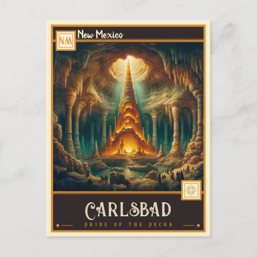 Carlsbad, New Mexico |  Briefkaart (Voorkant)