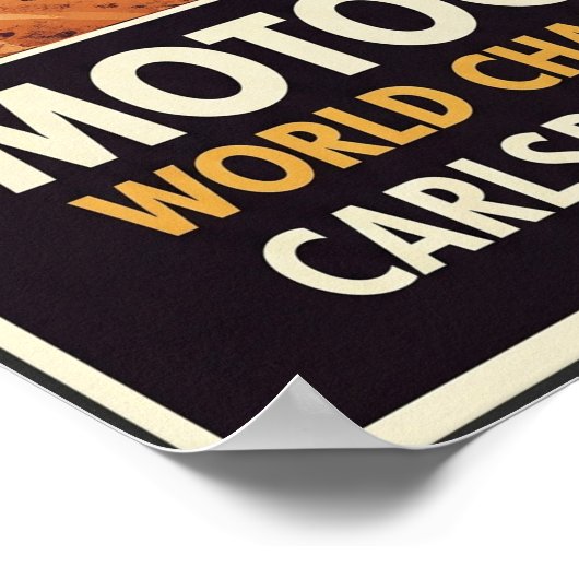  Carlsbad Raceway Motorcross Poster (Hoek)