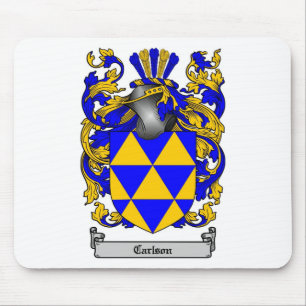 CARLSON FAMILIE CREST - KOOLSTOFWAPENKAT MUISMAT