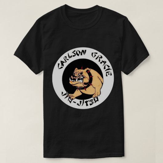 Carlson Gracie Team Logo Bulldog Art Classic T-Shi T-shirt (Design voorkant)