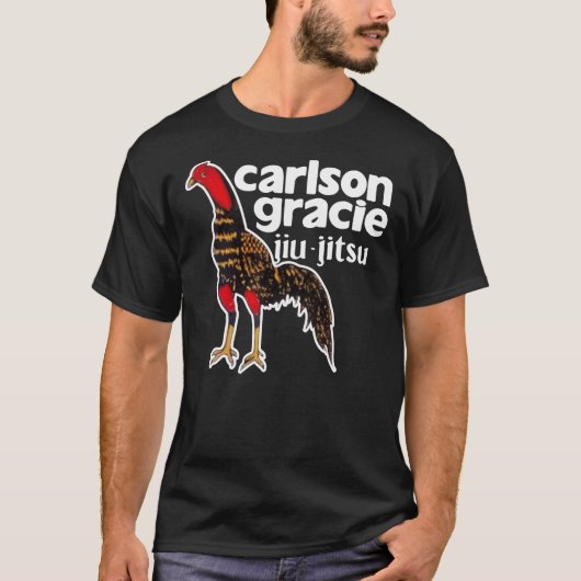 Carlson Gracie Team Logo Rooster Essential T-Shirt (Voorkant)