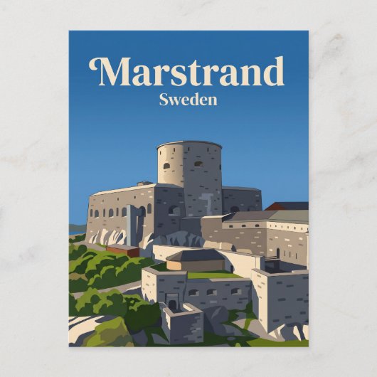 Carlstens vesting Zweden Briefkaart (Voorkant)