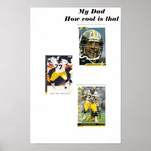 Carlton Haselrig #77 Poster (Voorkant)