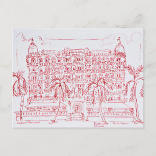 Carlton Hotel, Cannes, Frankrijk Briefkaart