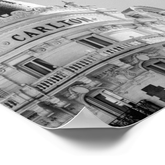 Carlton hotel in Cannes Poster (Hoek)
