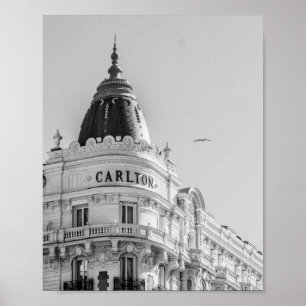 Carlton hotel in Cannes Poster