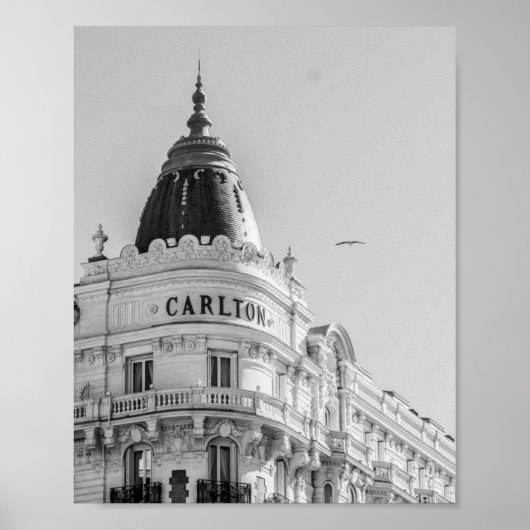 Carlton hotel in Cannes Poster (Voorkant)