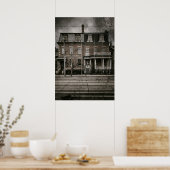 Carlton Street No 9 Oude Film Versie Poster (Keuken)