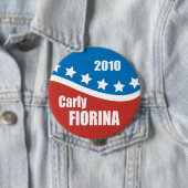 Carly Fiorina 2010 Ronde Button 4,0 Cm (In situ)